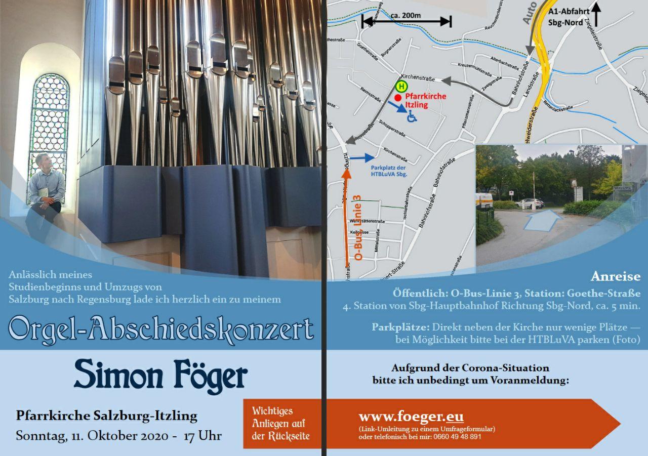 Einladung Orgelkonzert